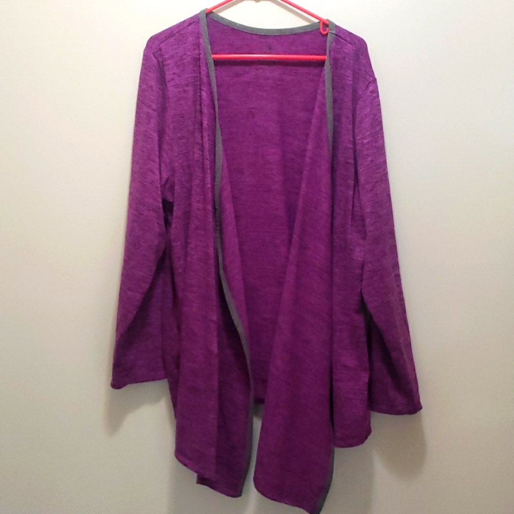 Open Front Athletic Cardigan